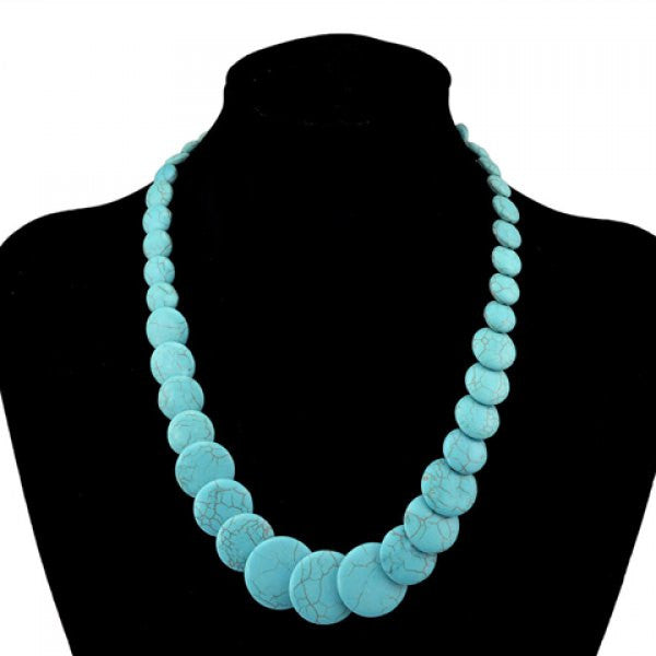 Turquoise Round Shape Necklace