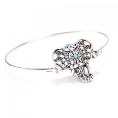 Vintage Hollow Out Totem Elephant Bracelet For Women