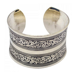 Vintage Carving Pattern Cuff Bracelet